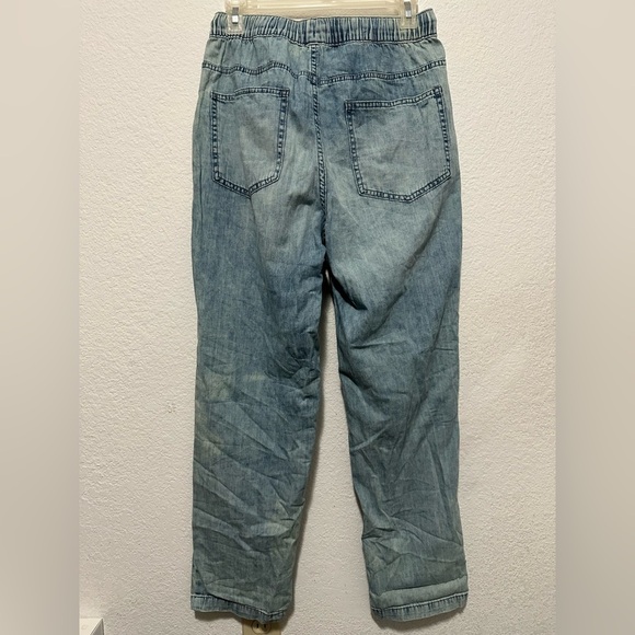 Aerie Distressed Light Blue Jeans / Joggers size S - Picture 3 of 7